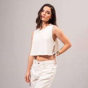 Blusa Amplia Corta Manga Sisa Please